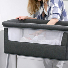 Load image into Gallery viewer, Modern Baby Side Sleeper Bedside Bassinet Crib | Zincera