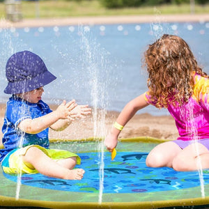 Kids Inflatable Sprinkler Backyard Splash Pad Mat