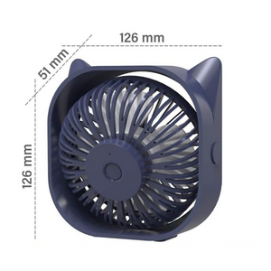 Portable Small Car Seat Cooling Fan 12V | Zincera