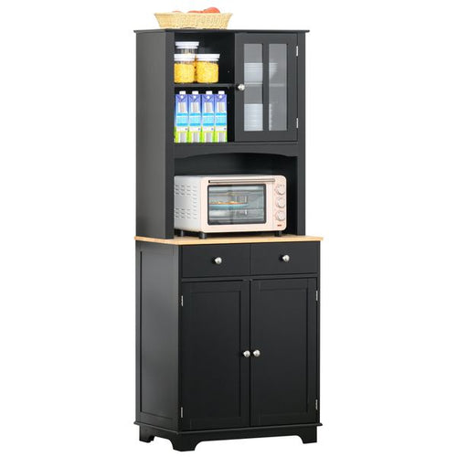 Large Freestanding Standalone Kitchen Pantry Food Storage Cabinet