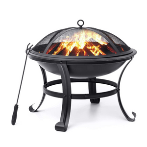 Small Portable Tabletop Fire Pit Bowl 22" | Zincera