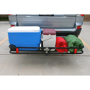 Heavy Duty Car Cargo Hitch Luggage Carrier Basket | Zincera