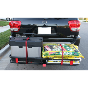 Heavy Duty Car Cargo Hitch Luggage Carrier Basket | Zincera