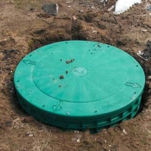 Large Flat Septic Tank Riser Replacement Lid Cover 24"