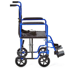 Load image into Gallery viewer, Super Lightweight Portable Folding Transport Wheelchair