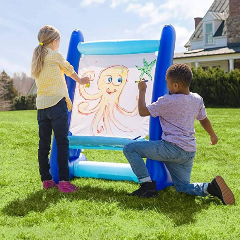 Premium Large Kids Inflatable Painting Art Easel | Zincera