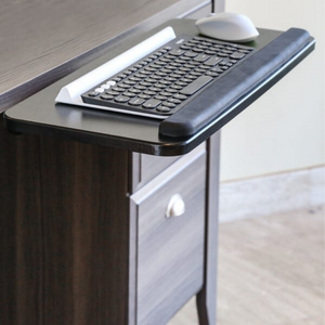 Premium Adjustable Under Desk Clamp On Keyboard Drawer Tray | Zincera