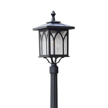 Load image into Gallery viewer, Premium Outdoor Solar Yard Light Lamp Post Fixture | Zincera