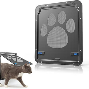 Heavy Duty Smart Locking Pet Screen Door | Zincera
