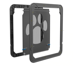 Heavy Duty Smart Locking Pet Screen Door | Zincera