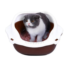 Load image into Gallery viewer, Kitty Cat Litter Box Small Corner Furniture | Zincera