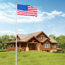 Load image into Gallery viewer, Heavy Duty Aluminum 25FT Telescoping Home Flagpole Kit | Zincera