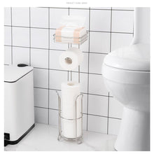 Load image into Gallery viewer, Free Standing Toilet Paper Roll Holder | Zincera