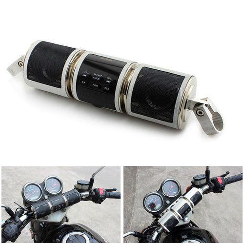 Premium Bluetooth Motorcycle Handlebar Speaker Stereo System | Zincera