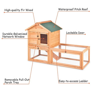 Portable Small Backyard Chicken Coop House | Zincera