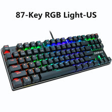 Load image into Gallery viewer, Rainbow RGB Mechanical Gaming Keyboard For PC | Zincera