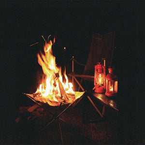 Portable Camping Bonfire Fire Ring Pit | Zincera