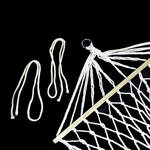 Premium Portable Rope Backyard Hanging Hammock Swing Bed | Zincera