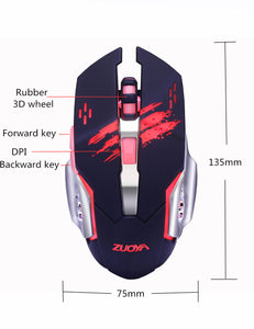 Wired Light RGB PC Gaming Mouse | Zincera