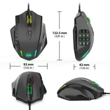 Load image into Gallery viewer, Wired Light RGB PC Gaming Mouse With Side Buttons | Zincera