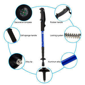 Collapsible Trekking Pole For Hiking | Zincera