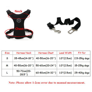 Dog Car Harness Seat Belt Restraint | Zincera