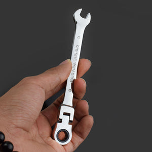 Flex Head Ratcheting Metric Wrench Set | Zincera