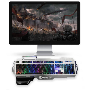 Premium Light Up PC RGB White Gaming Keyboard