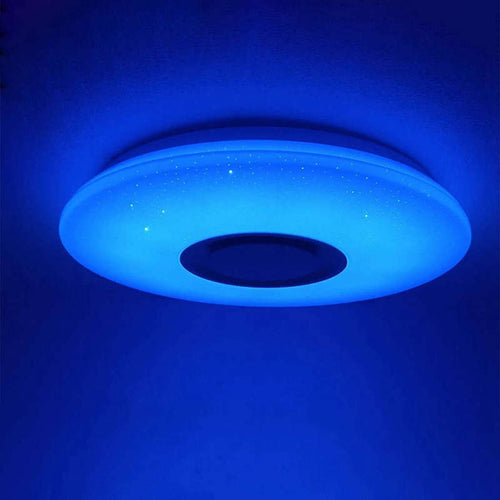 LED Flush Mount Ceiling Modern Light With Music | Zincera