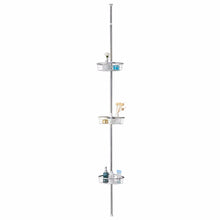 Load image into Gallery viewer, Tension Pole Standing Corner Shower Caddy | Zincera