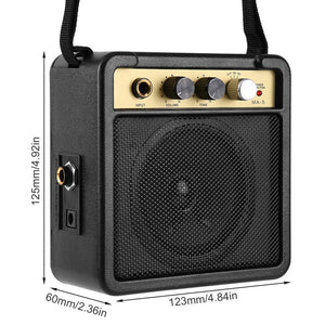 Portable Mini Guitar Amplifier For Acoustic & Electric | Zincera