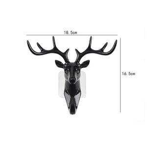 Deer Head Key Holder Hooks For Wall | Zincera