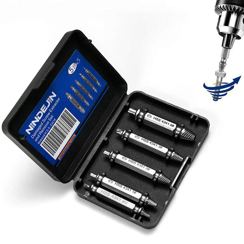 Screw and Broken Bolt Extractor Set | Zincera