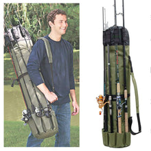 Load image into Gallery viewer, Fishing Tackle Rod Holder Backpack | Zincera