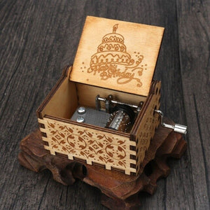 Hand Crank Wind Up Music Box | Zincera