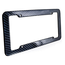 Load image into Gallery viewer, Premium Carbon Fiber Black Vehicle License Plate Holder Frame | Zincera