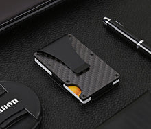 Load image into Gallery viewer, Carbon Fibre RFID Blocking Wallet | Zincera