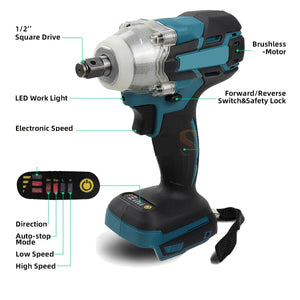 Electric Cordless Battery Impact Wrench | Zincera