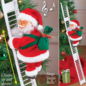 Climbing Santa Ladder Christmas Toy | Zincera