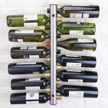 Load image into Gallery viewer, Modern Wall Mounted Hanging Wine Holder Rack | Zincera