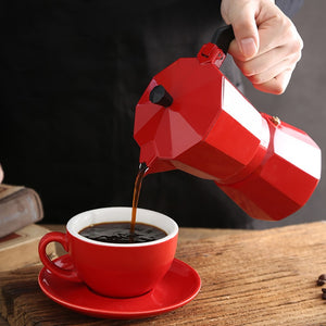 Aluminum Stovetop Moka Coffee Maker Espresso Pot | Zincera