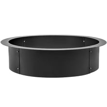 Load image into Gallery viewer, Heavy Duty Steel Fire Pit Liner Ring Insert | Zincera