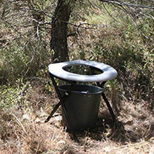 Portable Camping Toilet Seat Porta Potty | Zincera