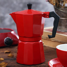 Load image into Gallery viewer, Aluminum Stovetop Moka Coffee Maker Espresso Pot | Zincera