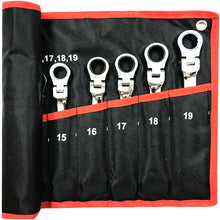 Load image into Gallery viewer, Flex Head Ratcheting Metric Wrench Set | Zincera