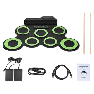 Portable Electric Drum Set Kit | Zincera