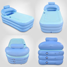 Load image into Gallery viewer, Portable Stand Alone Bathtub Foldable Spa With Foot Pump | Zincera