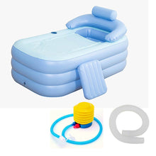 Load image into Gallery viewer, Portable Stand Alone Bathtub Foldable Spa With Foot Pump | Zincera