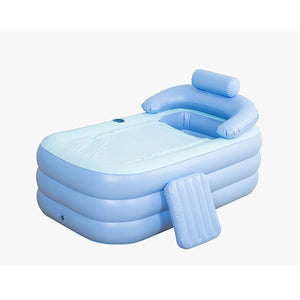 Portable Stand Alone Bathtub Foldable Spa With Foot Pump | Zincera