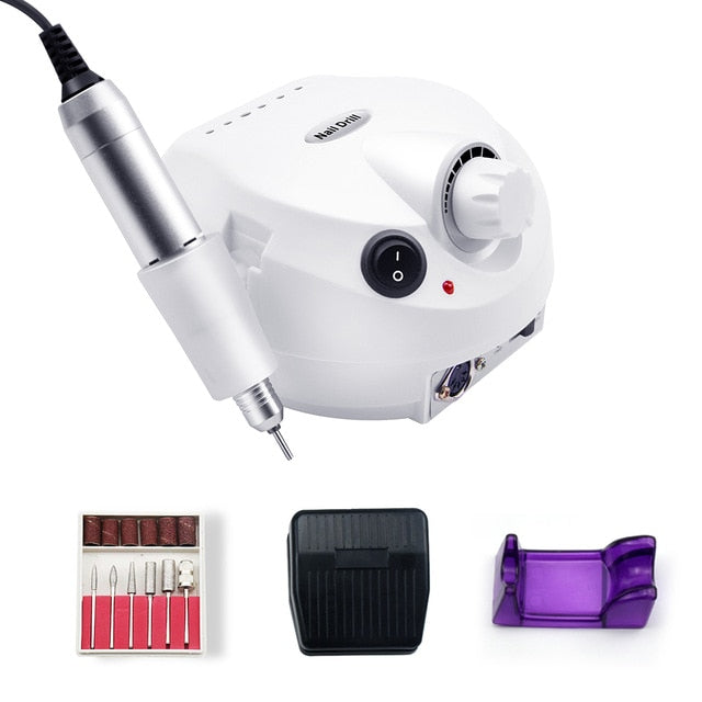 Professional Electric Nail File Drill Machine Kit | Zincera